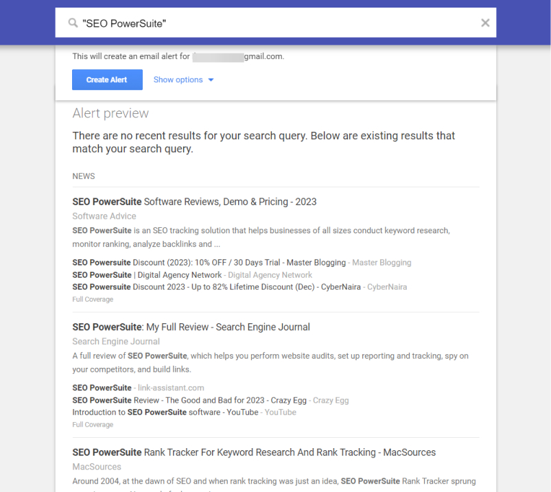 Google Alerts