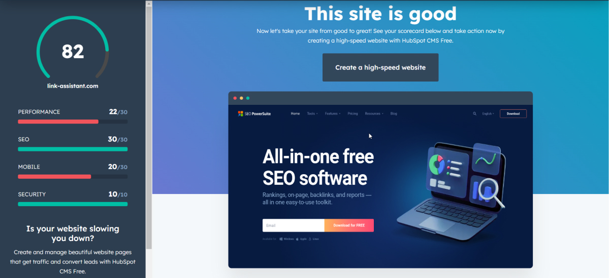 Website Grader by HubSpot