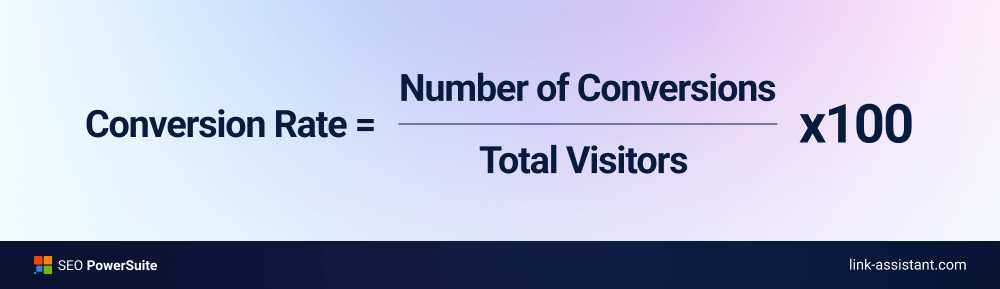 Conversion rate formula
