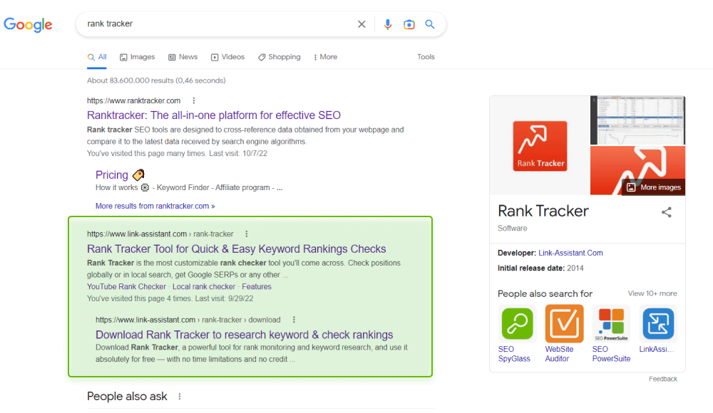 Multiple relevant pages from the same domain are ranking in the top 10