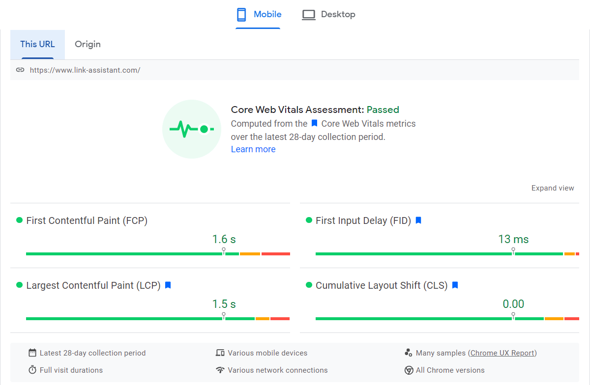 PageSpeed Insights