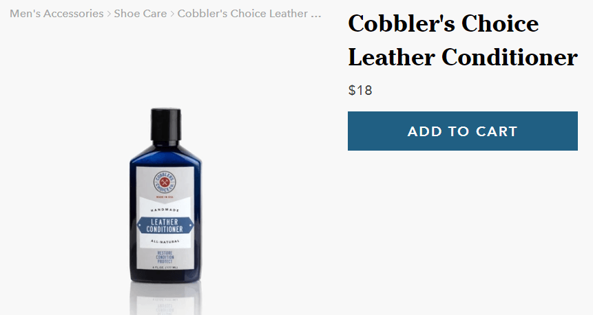 product page
