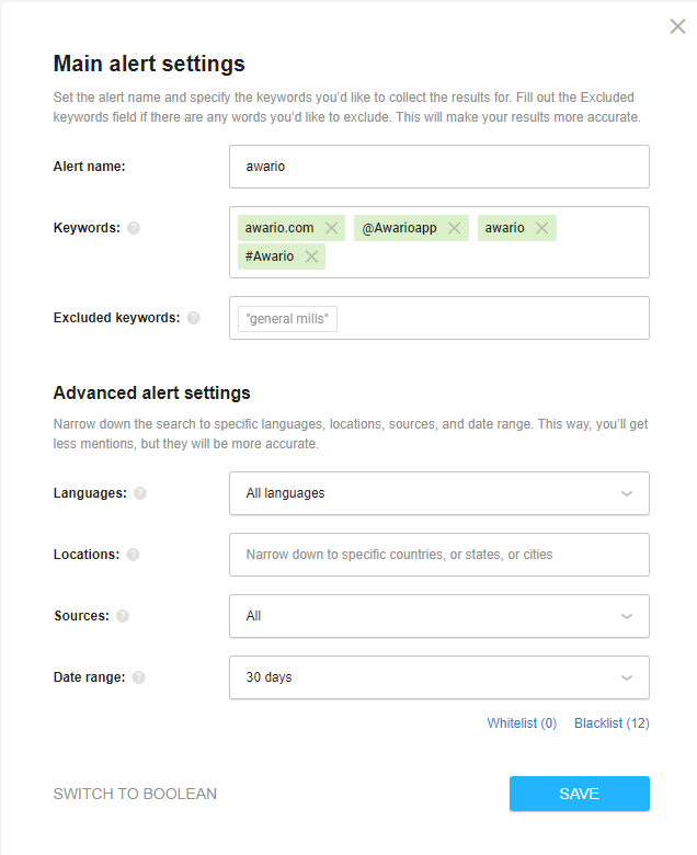 Cache Date in Google column in SEO SpyGlass