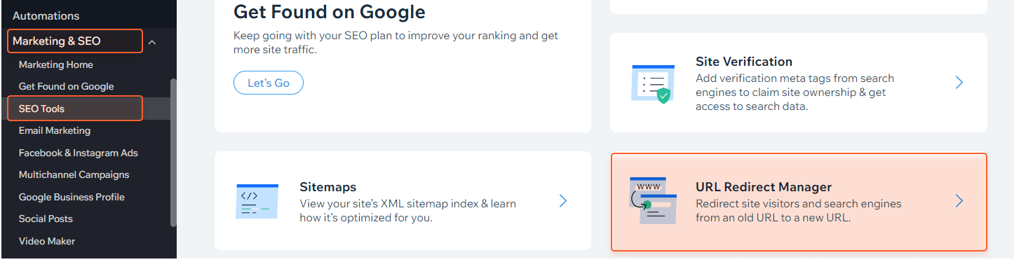 url redirect manager