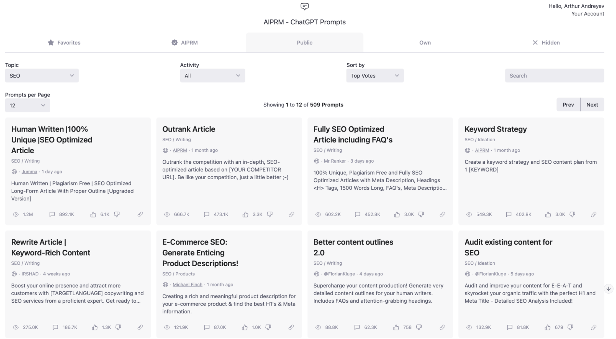 AIRPM for ChatGPT Chrome extension