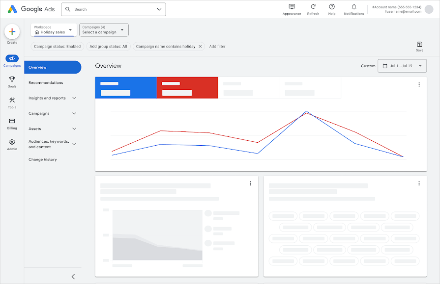 Google Ads interface
